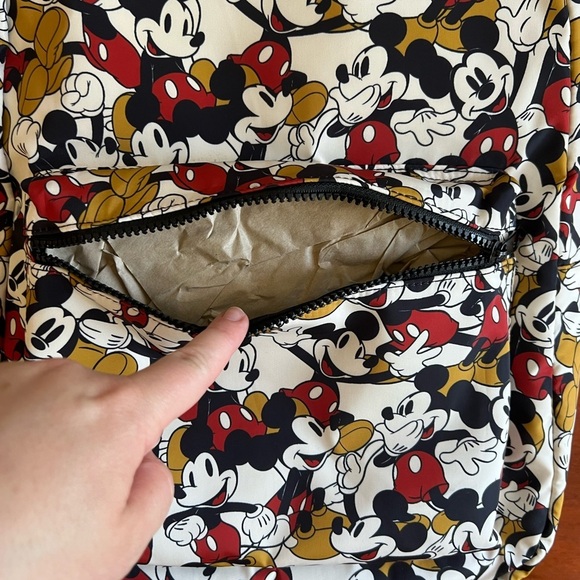 NWT Disney Bioworld Mickey Mouse Print Full Size Backpack main image 4
